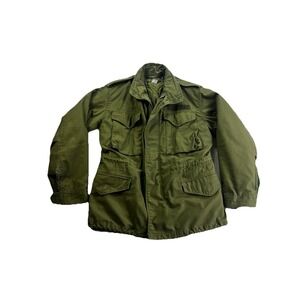 70's Vtg M-65 Military Cold Weather Field Coat Jacket Size Small Short OG-107